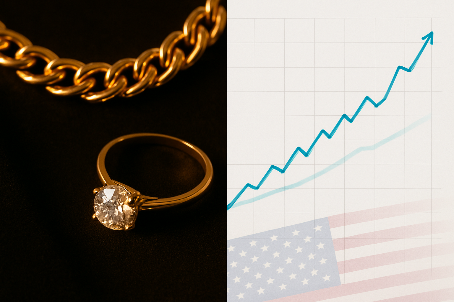 How New USA Jewellery Tariffs Could Influence Gold &amp; Diamond Jewellery Prices in India