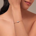 CELESTIA BAGUETTE CHAIN BRACELET